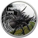 2012 Tuvalu 1 oz Silver Funnel-Web Spider Proof