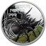 2012 Tuvalu 1 oz Silver Funnel-Web Spider Proof