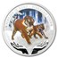 2012 Tuvalu 1 oz Silver Siberian Tiger Proof