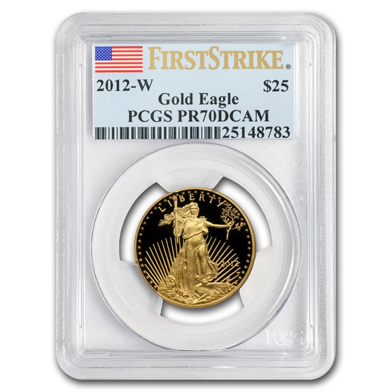 2012-W 1/2 oz Proof American Gold Eagle PR-70 PCGS (FS)