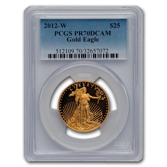 2012-W 1/2 oz Proof American Gold Eagle PR-70 PCGS 2012-W 1/2 oz Proof American Gold Eagle PR-70 PCGS