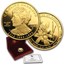 2012-W 1/2 oz Proof Gold Caroline Harrison (w/Box & COA)