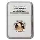 2012-W 1/4 oz Proof American Gold Eagle PF-70 UCAM NGC