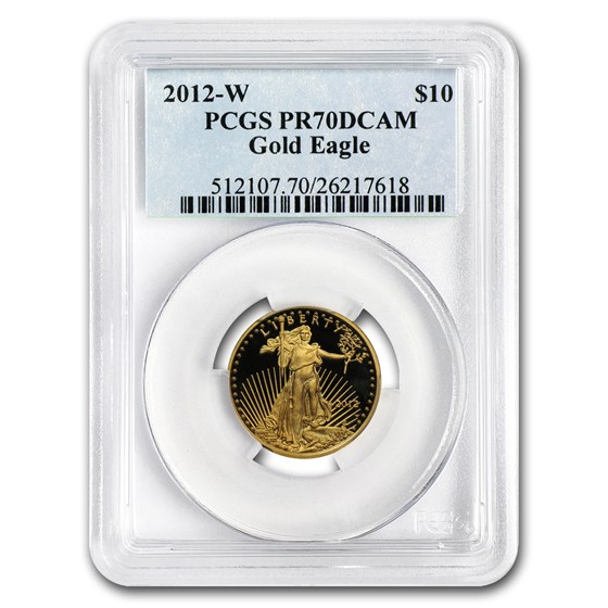 2012-W 1/4 oz Proof American Gold Eagle PR-70 PCGS 2012-W 1/4 oz Proof American Gold Eagle PR-70 PCGS