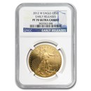 2012-W 1 oz Proof American Gold Eagle PF-70 NGC (ER)