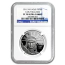 2012-W 1 oz Proof American Platinum Eagle PF-70 NGC (ER)