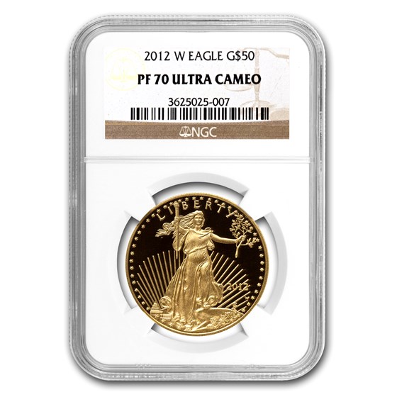 2012-W 1 oz Proof Gold American Eagle PF-70 NGC 2012-W 1 oz Proof Gold American Eagle PF-70 NGC