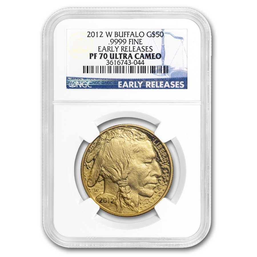 2012-W 1 oz Proof Gold Buffalo PF-70 NGC (ER/FR)