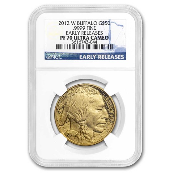 2012-W 1 oz Proof Gold Buffalo PF-70 NGC (ER/FR) 2012-W 1 oz Proof Gold Buffalo PF-70 NGC (ER/FR)