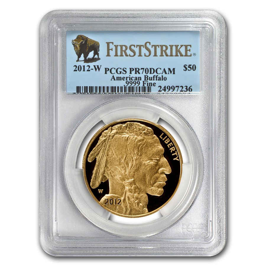 2012-W 1 oz Proof Gold Buffalo PR-70 PCGS (FirstStrike®)