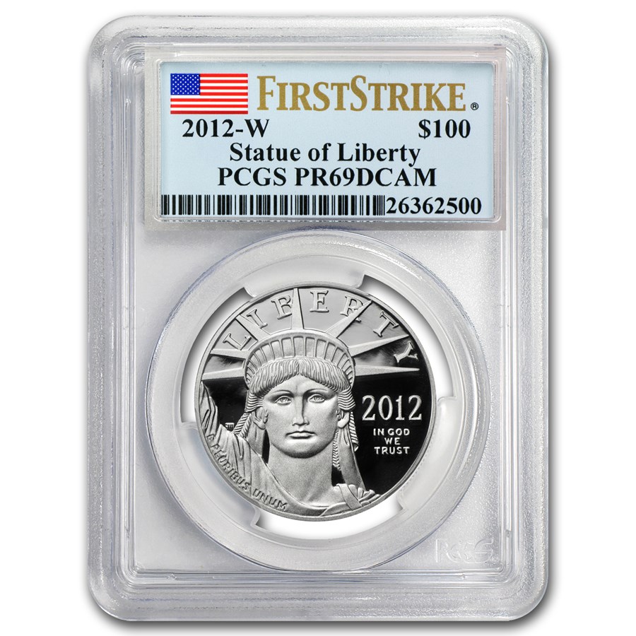 2012-W 1 oz Proof Platinum Eagle PR-69 DCAM PCGS (FirstStrike®)