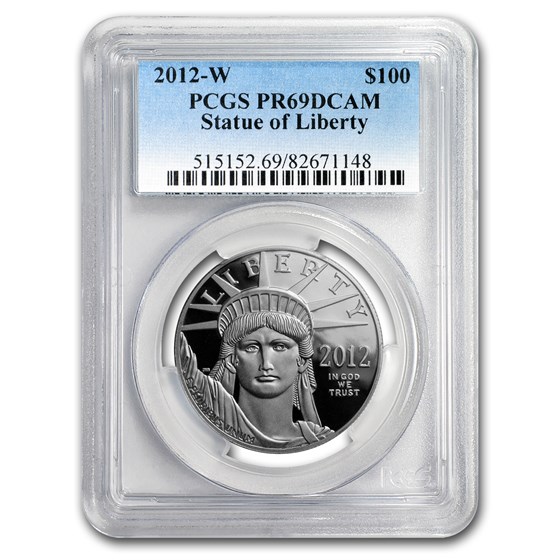 2012-W 1 oz Proof Platinum Eagle PR-69 PCGS 2012-W 1 oz Proof Platinum Eagle PR-69 PCGS