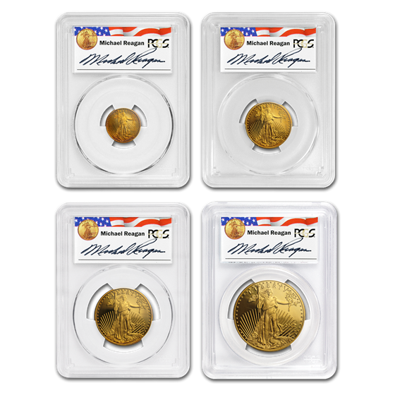 2012-W 4-Coin Proof American Gold Eagle Set PR-70 PCGS 2012-W 4-Coin Proof American Gold Eagle Set PR-70 PCGS