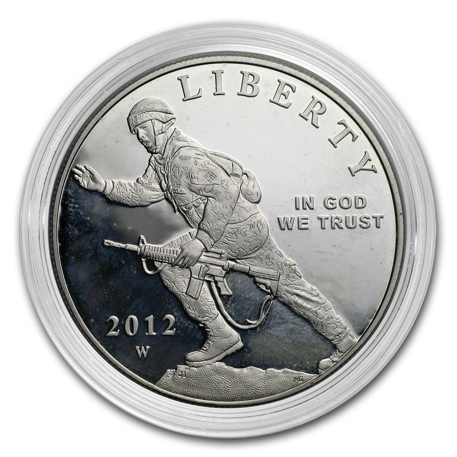 2012-W Infantry Soldier $1 Silver Commem Proof (Capsule Only)
