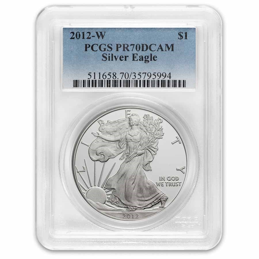 2012-W Proof American Silver Eagle PR-70 PCGS