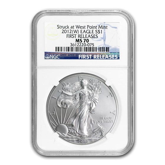 2012 (W) Silver American Eagle MS-70 NGC (ER/FR) 2012 (W) Silver American Eagle MS-70 NGC (ER/FR)