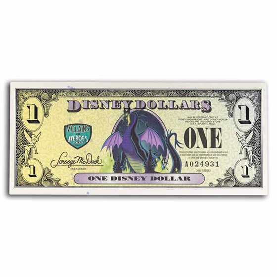 2013 $1.00 (A) Maleficent Dragon CU (DIS#161)