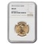 2013 1/2 oz American Gold Eagle MS-69 NGC