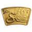 2013 1/3 oz Gold & 1 oz Silver Fan Year of the Snake (Box & COA)