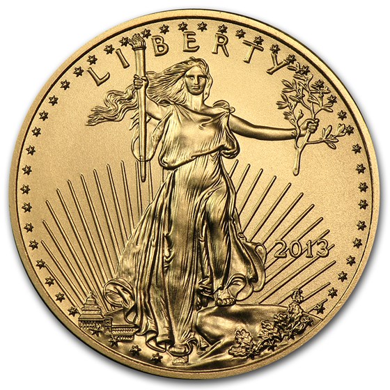 2013 1/4 oz American Gold Eagle BU