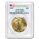 2013 1 oz American Gold Eagle MS-70 PCGS (FirstStrike®)
