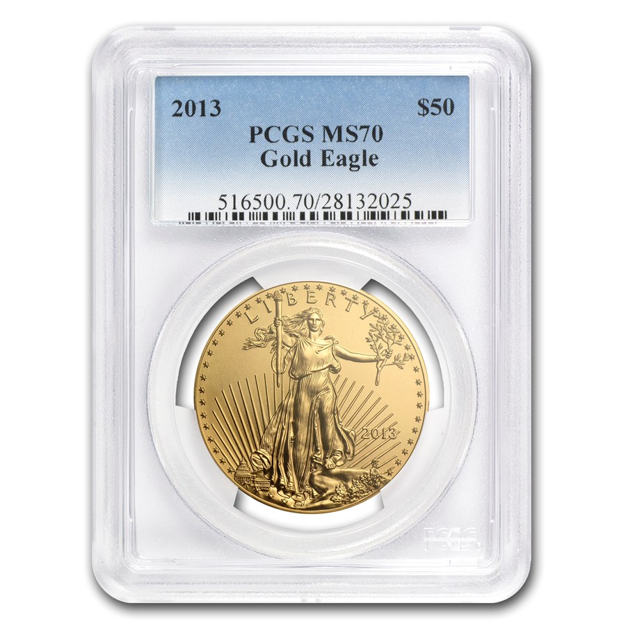 2013 1 oz American Gold Eagle MS-70 PCGS