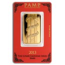 2013 1 oz Gold Bar - PAMP Suisse Year of the Snake (In Assay)