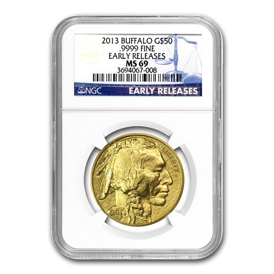 2013 1 oz Gold Buffalo MS-69 NGC (Early Releases) 2013 1 oz Gold Buffalo MS-69 NGC (Early Releases)