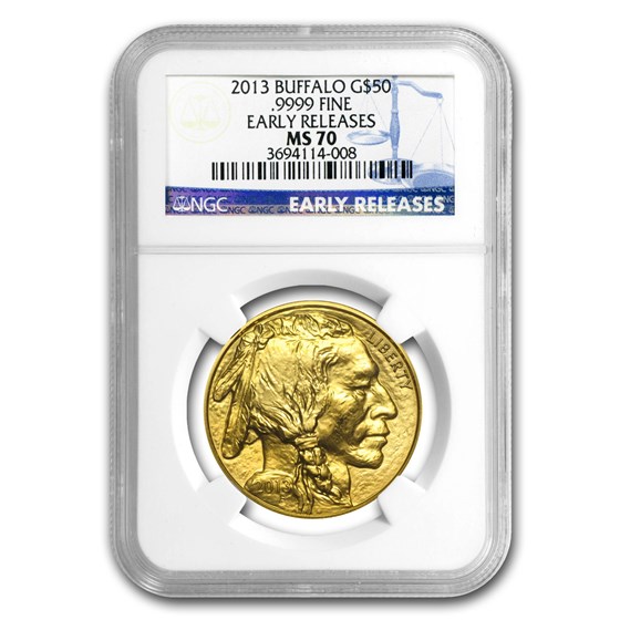 2013 1 oz Gold Buffalo MS-70 NGC (Early Releases) 2013 1 oz Gold Buffalo MS-70 NGC (Early Releases)