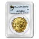 2013 1 oz Gold Buffalo MS-70 PCGS (Black Diamond)