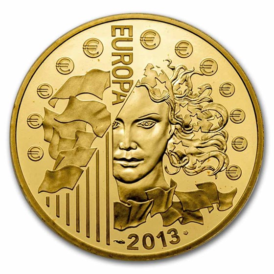 2013 1 oz Gold Europa Series 50th Anniv of Élysée Treaty 2013 1 oz Gold Europa Series 50th Anniv of Élysée Treaty