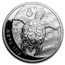 2013 1 oz Silver New Zealand Mint $2 Fiji Taku (Abrasions)