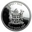 2013 1 oz Silver New Zealand Mint $2 Fiji Taku (Abrasions)