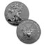 2013 2-Coin Silver Eagle Set SP/PF-70 NGC (ER/FR, West Point)