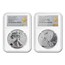 2013 2-Coin Silver Eagle Set SP/PF-70 NGC (West Point)