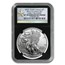 2013 2-Coin Silver Eagle Set SP/PR-70 NGC (ER, West Point, Blk)