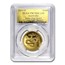 2013 2-Pc 1 oz Gold & Silver High Relief Snake Prf Set PR-70 PCGS