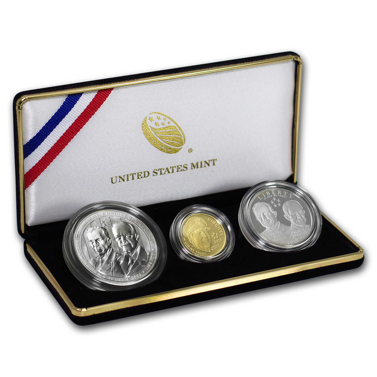 2013 S U.S Mint Clad Quarter Proof Set with original box and COA 
