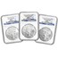 2013 3-Coin Set American Silver Eagles MS-69 NGC (Early Releases)
