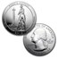 2013 5-Coin 5 oz Silver ATB Set (Elegant Display Box)