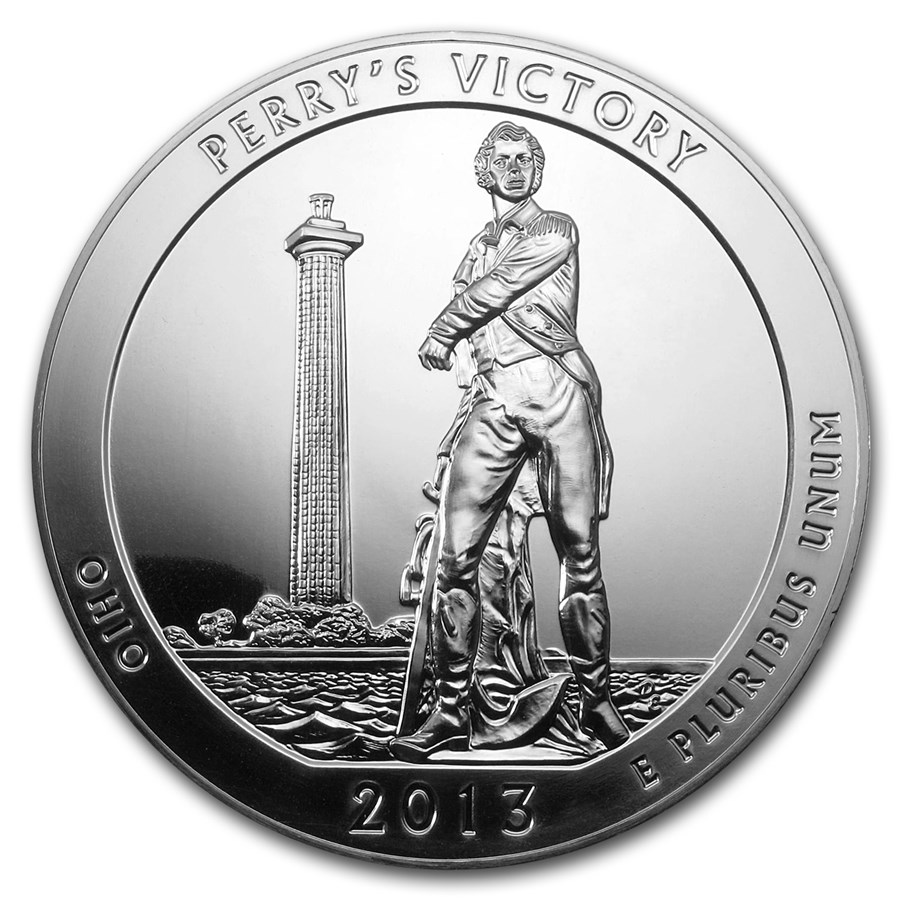 2013 5 oz Silver ATB Perry's Victory and Peace Park, OH