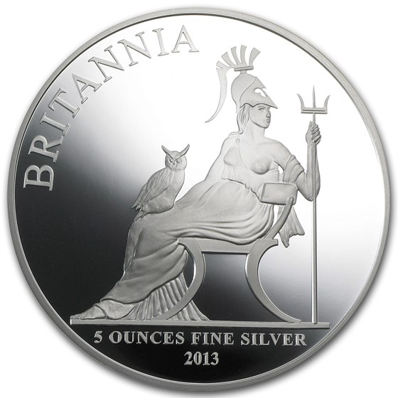 2013 5 oz Silver Britannia Proof 2013 5 oz Silver Britannia Proof