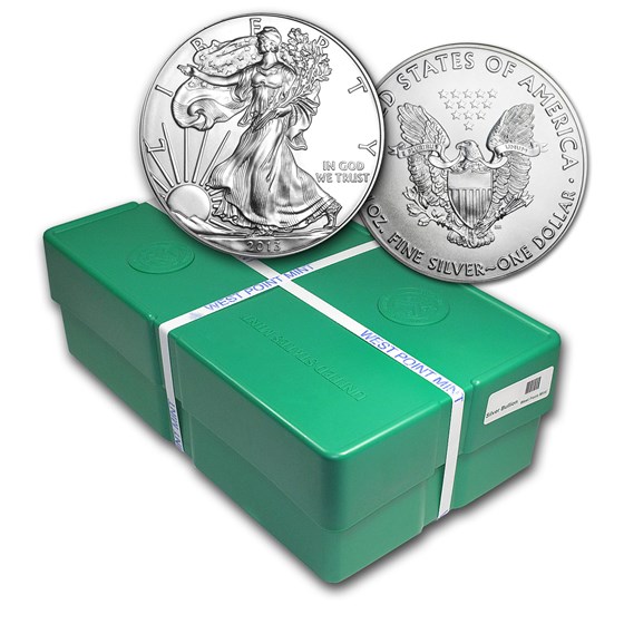 2013 500-Coin Silver Eagle Monster Box (WP Mint, Sealed) 2013 500-Coin Silver Eagle Monster Box (WP Mint, Sealed)