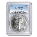 2013 American Silver Eagle MS-69 PCGS