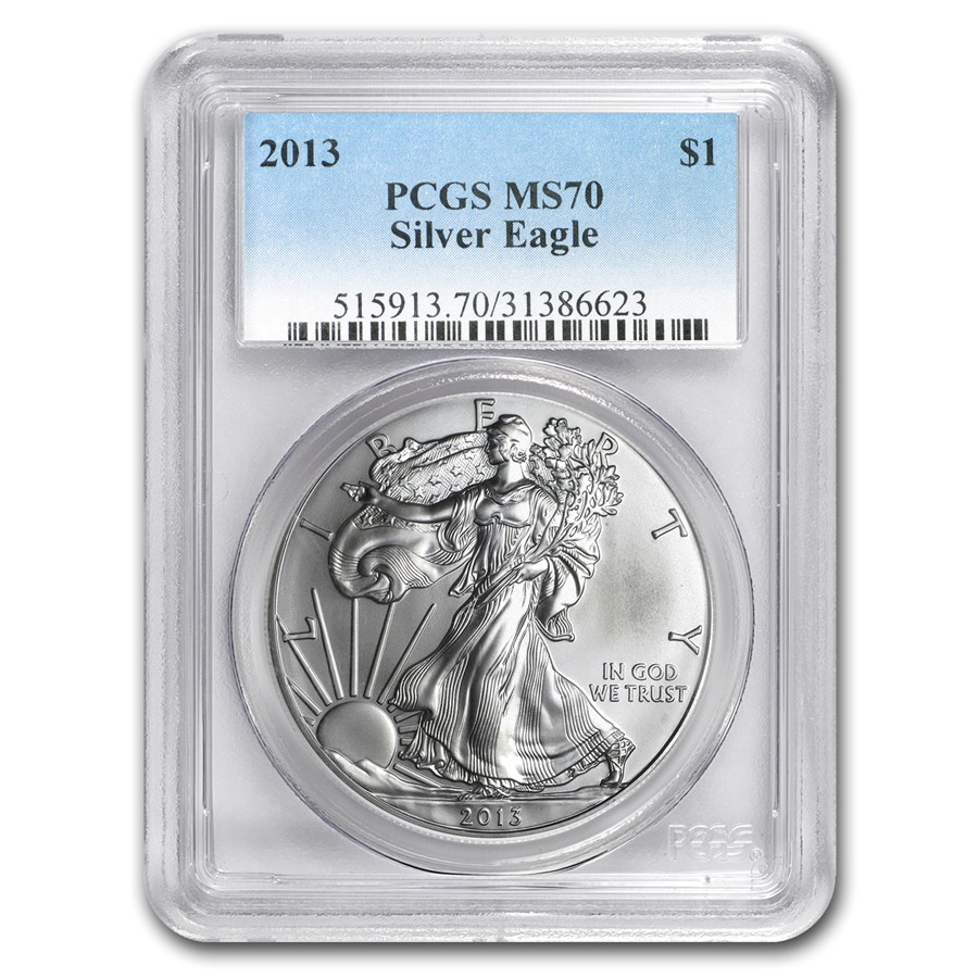 2013 American Silver Eagle MS-70 PCGS