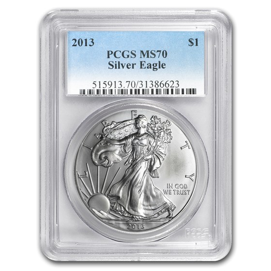 2013 American Silver Eagle MS-70 PCGS 2013 American Silver Eagle MS-70 PCGS