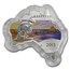 2013 AUS 1 oz Silver Kangaroo Map Shape (Box & COA)