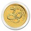 2013 Australia 1/10 oz Gold Lunar Snake BU (Series II)