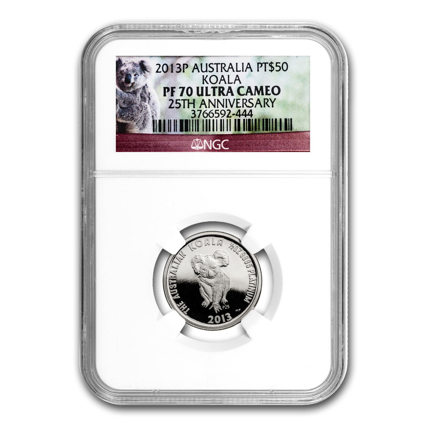 Buy 2013 Australia 1/2 oz Proof Platinum Koala 25th Anniv PF-70