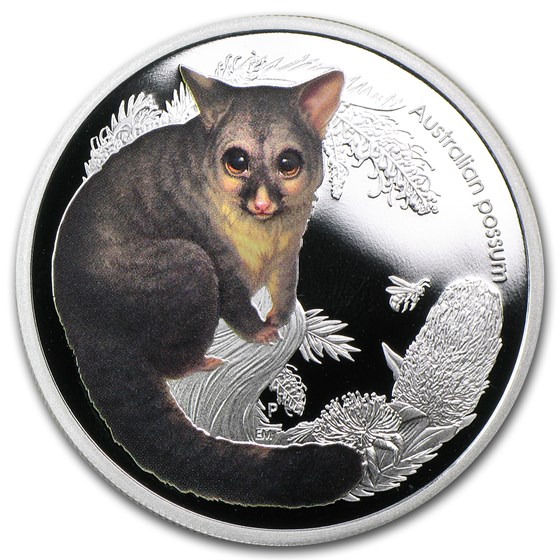 2013 Australia 1/2 oz Silver Bush Babies II Possum Proof 2013 Australia 1/2 oz Silver Bush Babies II Possum Proof